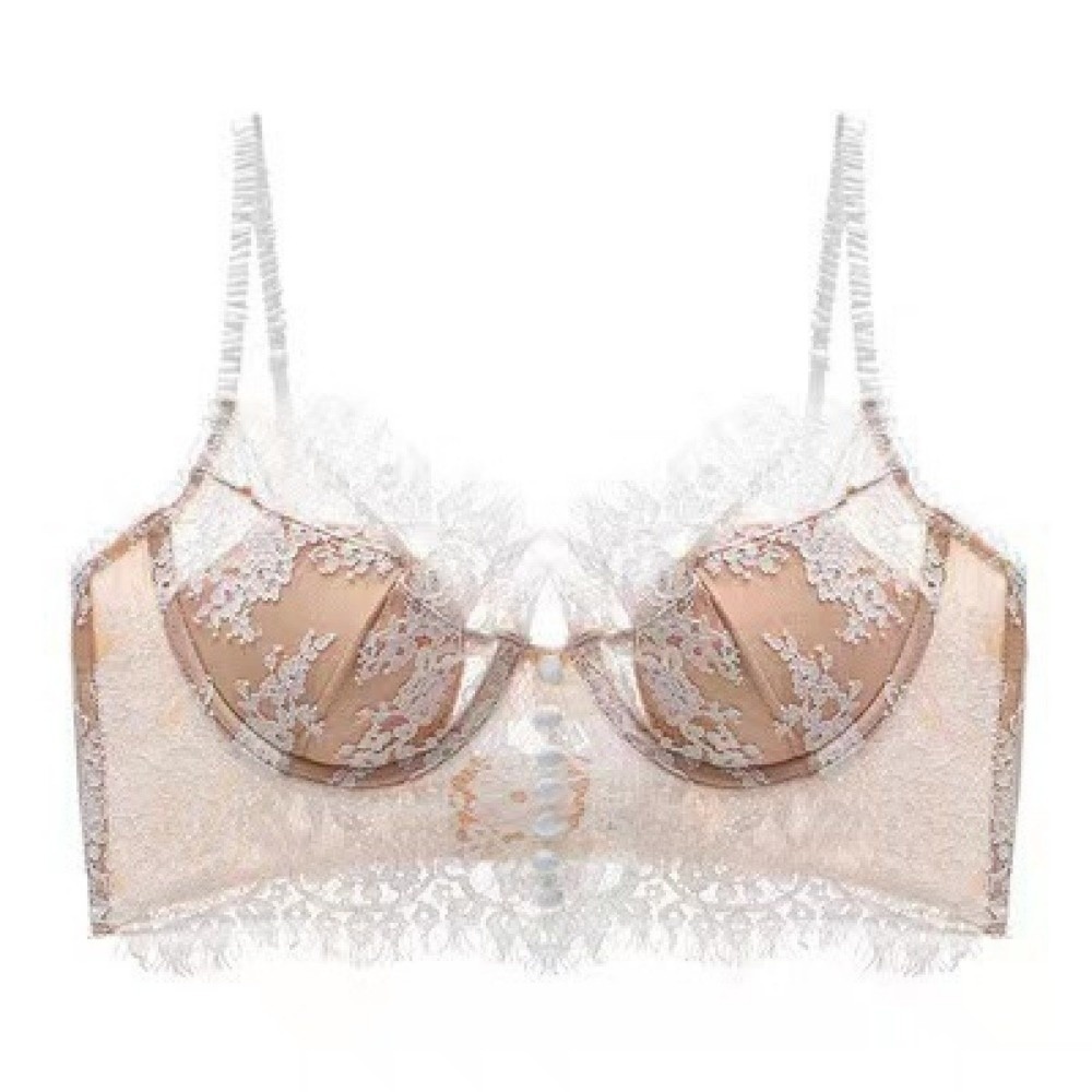 Embroidery Underwear - Sutiã sem bojo com bordado floral