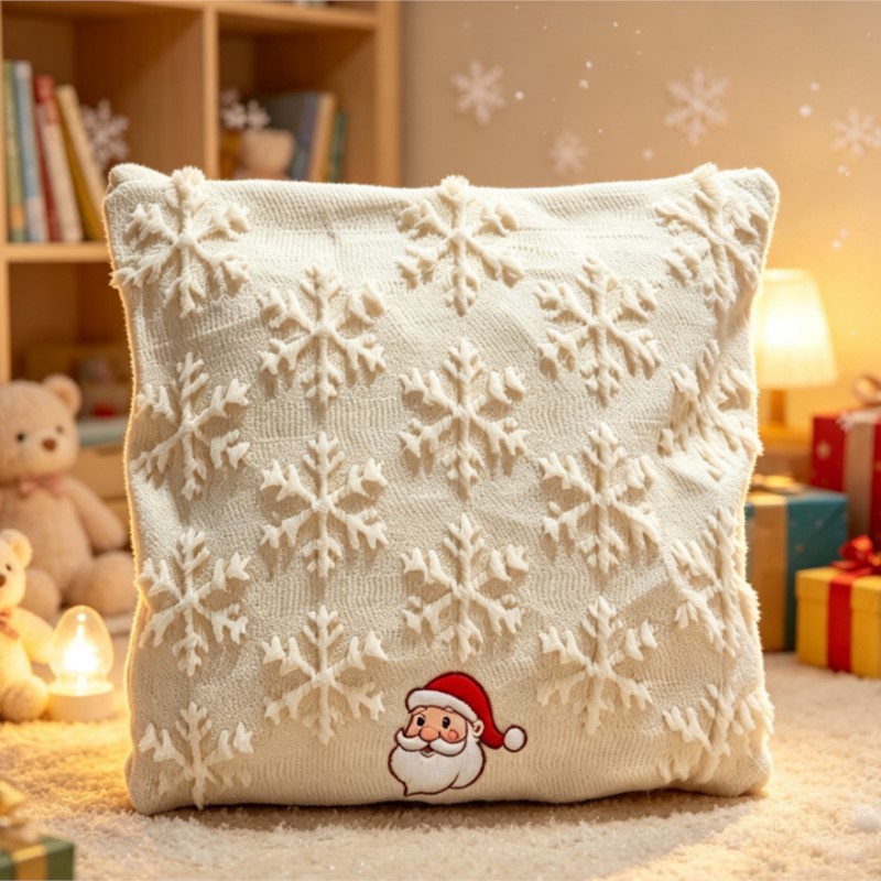 Embroidery Quilt Cover - Capa de Almofada Acolchoada 3D com