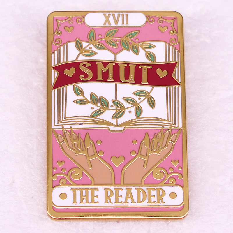 Embroidery Wallet - SMUT The Reader Book Esmalte Pin