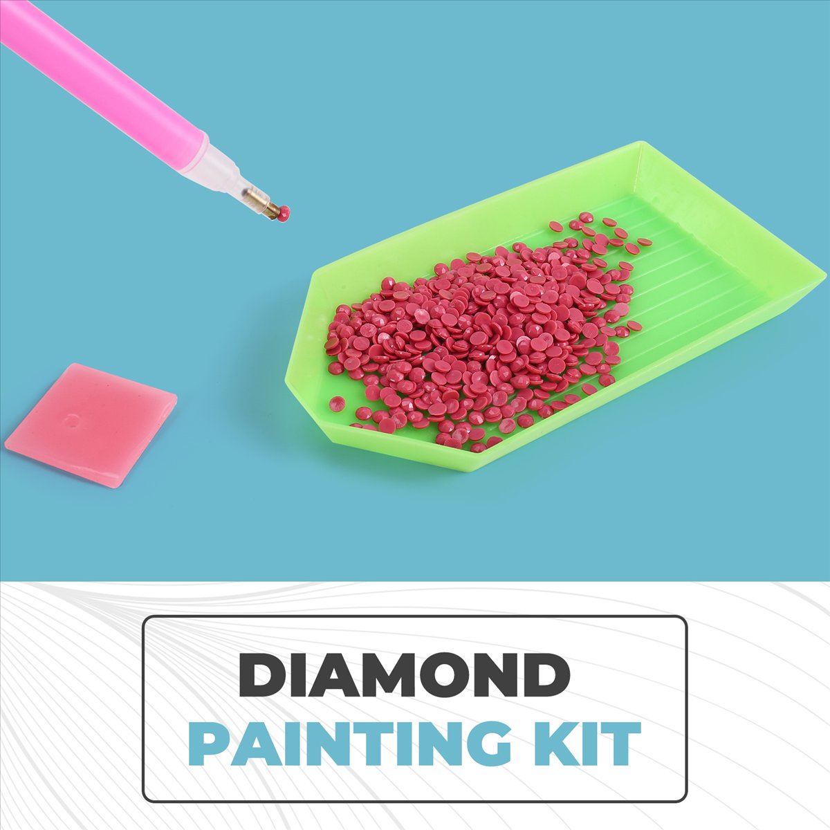 Embroidery Rose Stitch - kuaishan diy broca redonda pintura diamante
