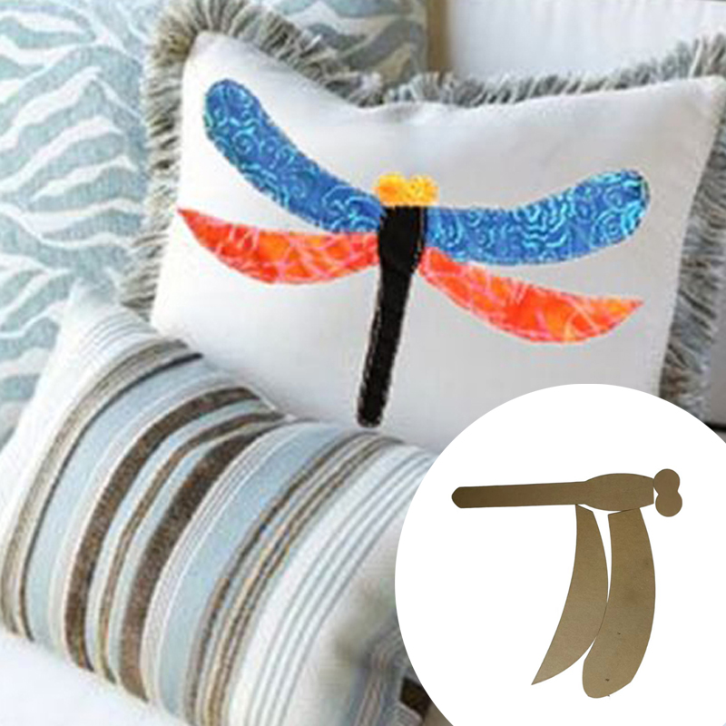 Embroidery Pattern - Modelo de acolchoamento de libélula padrão