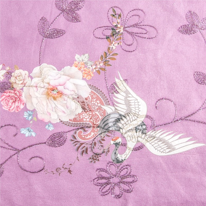 Velvet Fabric Embroidery - Pérola bordado veludo tecido estampado roupas
