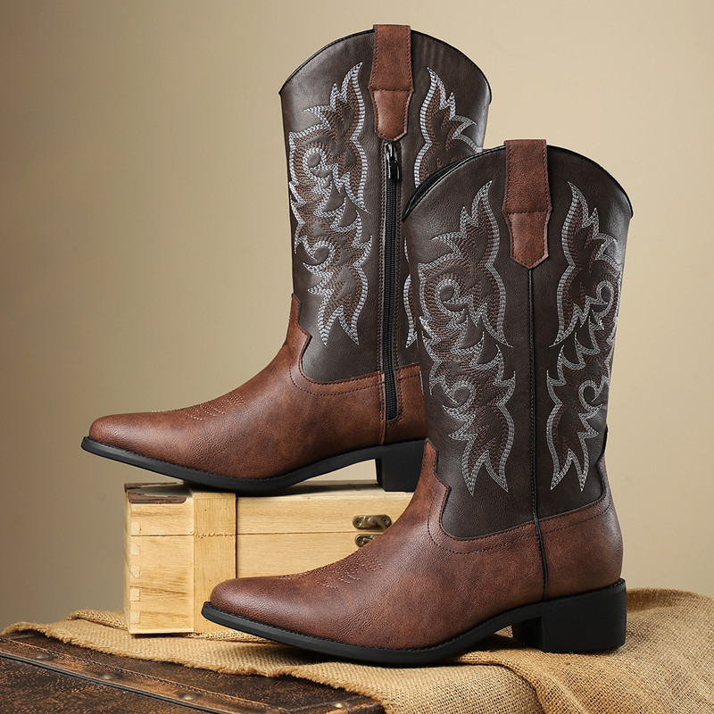 Embroidery Stitches - NOVO: Botas Masculinas de Cano Alto