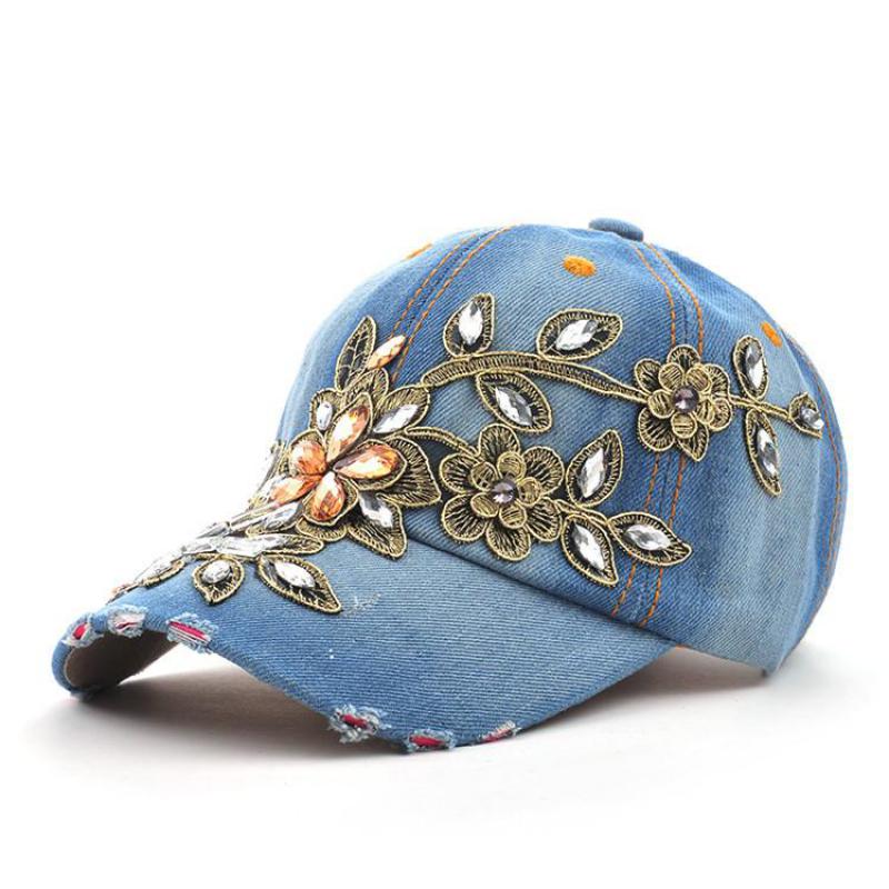 Cokk boné de beisebol feminino - Embroidery On Jeans avaliação e preço