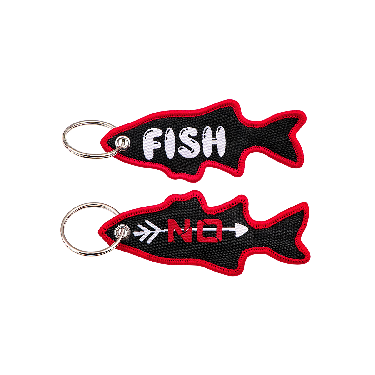 Chaveiro Bordado em Forma de P - Embroidery Keychain avaliação e preço
