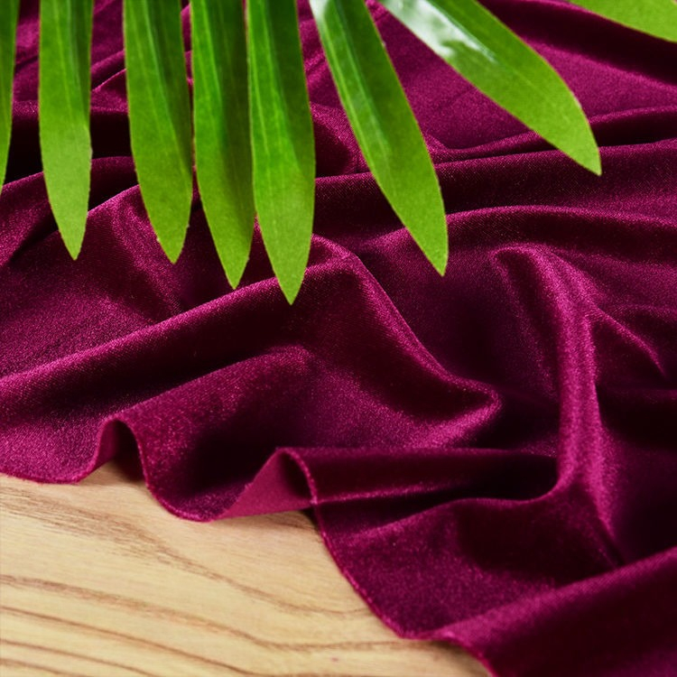 Tecido de veludo elástico de q - Velvet Fabric Embroidery avaliação e preço