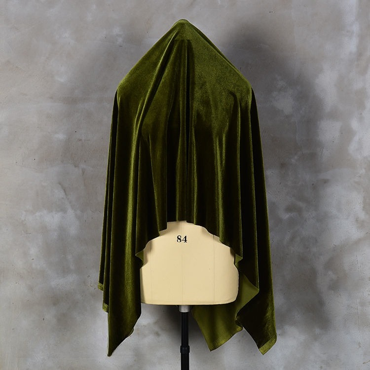 Tecido de veludo elástico de q - Velvet Fabric Embroidery avaliação e preço