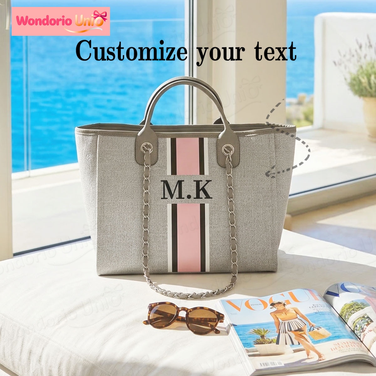 Bolsa de Lona Personalizada co - Embroidery Initials Designs avaliação e preço