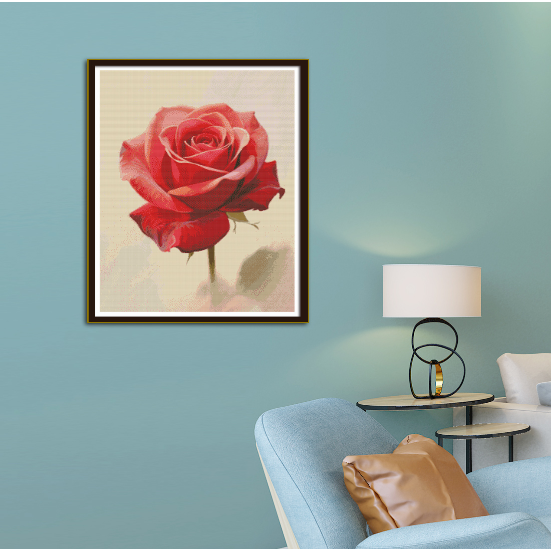 Bordado em ponto cruz com padr - Embroidery Rose Stitch avaliação e preço
