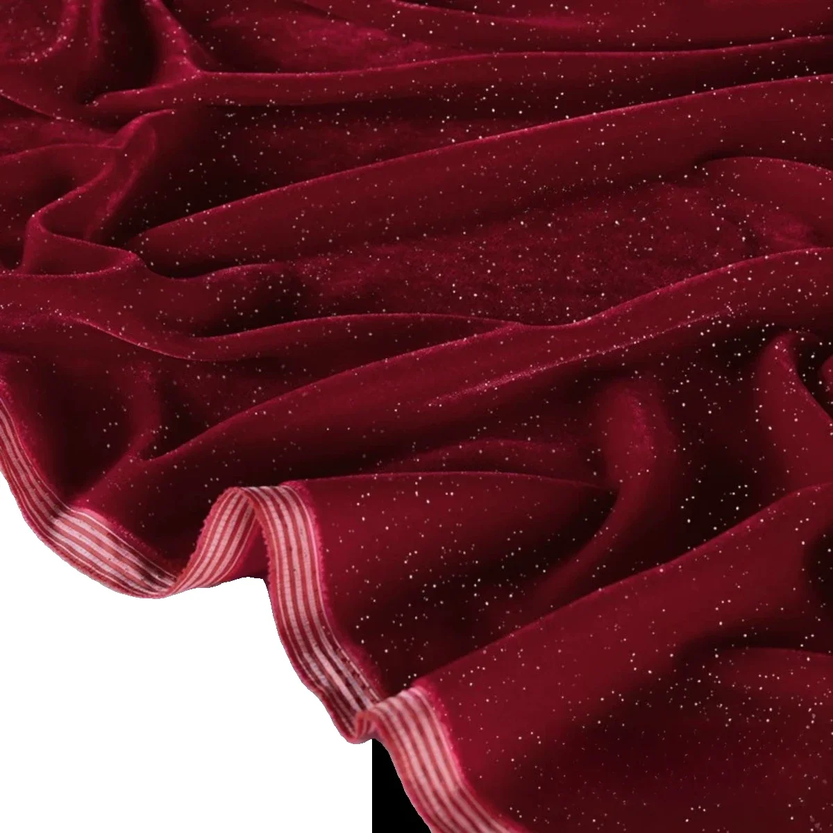 Tecido estrelado de veludo bri - Velvet Fabric Embroidery avaliação e preço