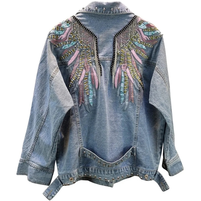 Nova Jaqueta Jeans Feminina de - Embroidery On Jeans avaliação e preço