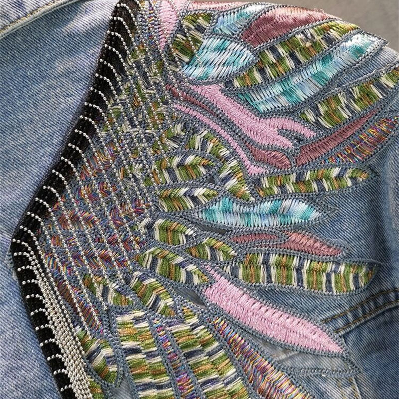 Nova Jaqueta Jeans Feminina de - Embroidery On Jeans avaliação e preço