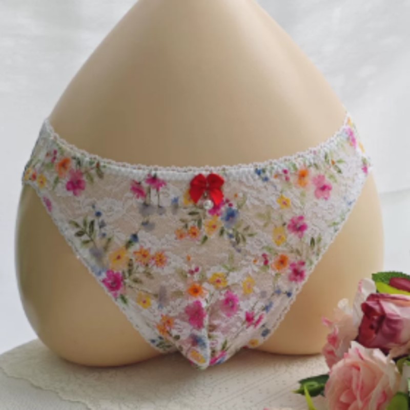 Cuecas de Renda Transparentes  - Embroidery Underwear avaliação e preço