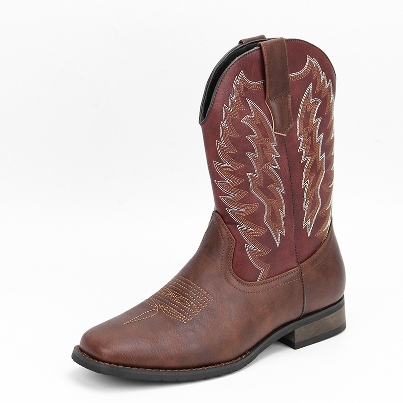 Botas Masculinas de Luxo, Desi - Embroidery Stitches avaliação e preço