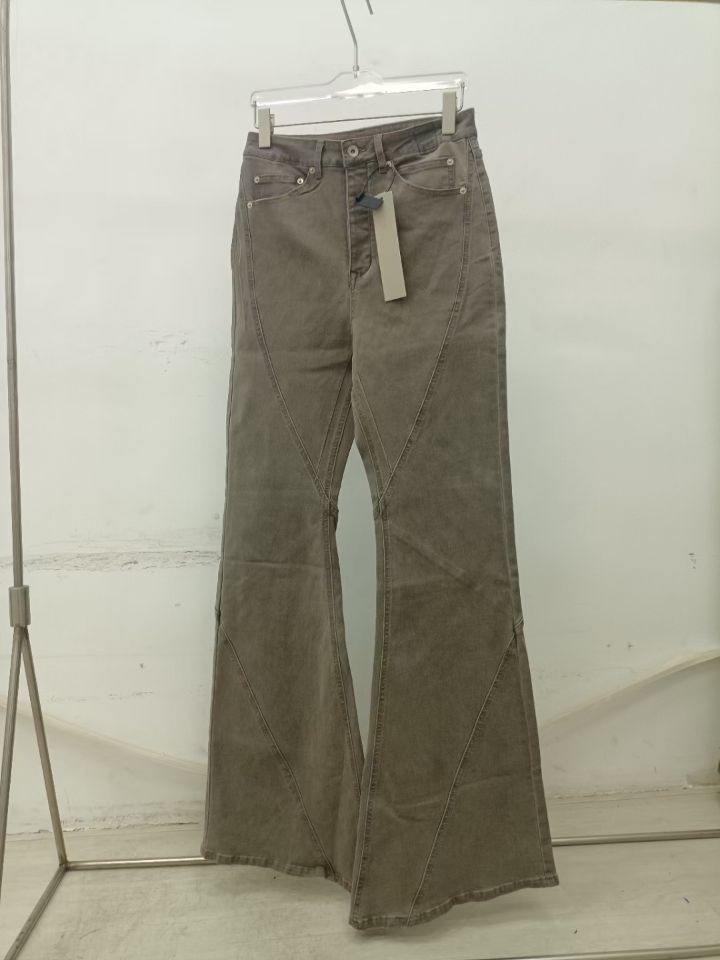 Nova marca rick areia zíper bo - Embroidery On Jeans avaliação e preço
