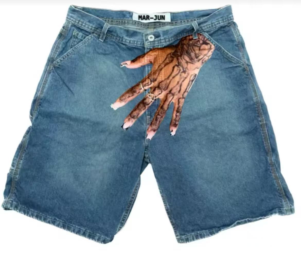 Shorts Jeans Feminino Deeptown - Embroidery On Jeans avaliação e preço