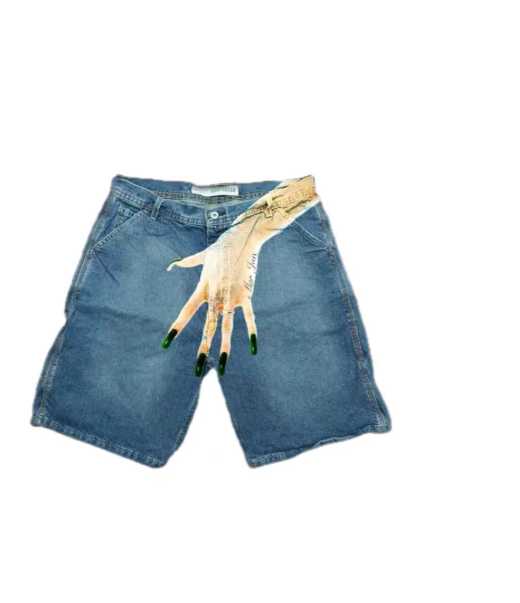 Shorts Jeans Feminino Deeptown - Embroidery On Jeans avaliação e preço
