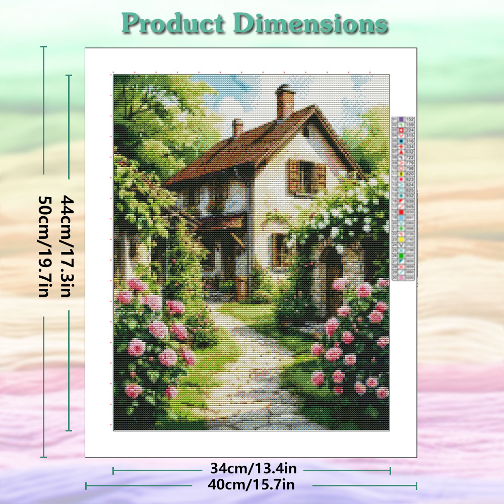 Nova Chegada: Kit de Bordado P - Embroidery Rose Stitch avaliação e preço