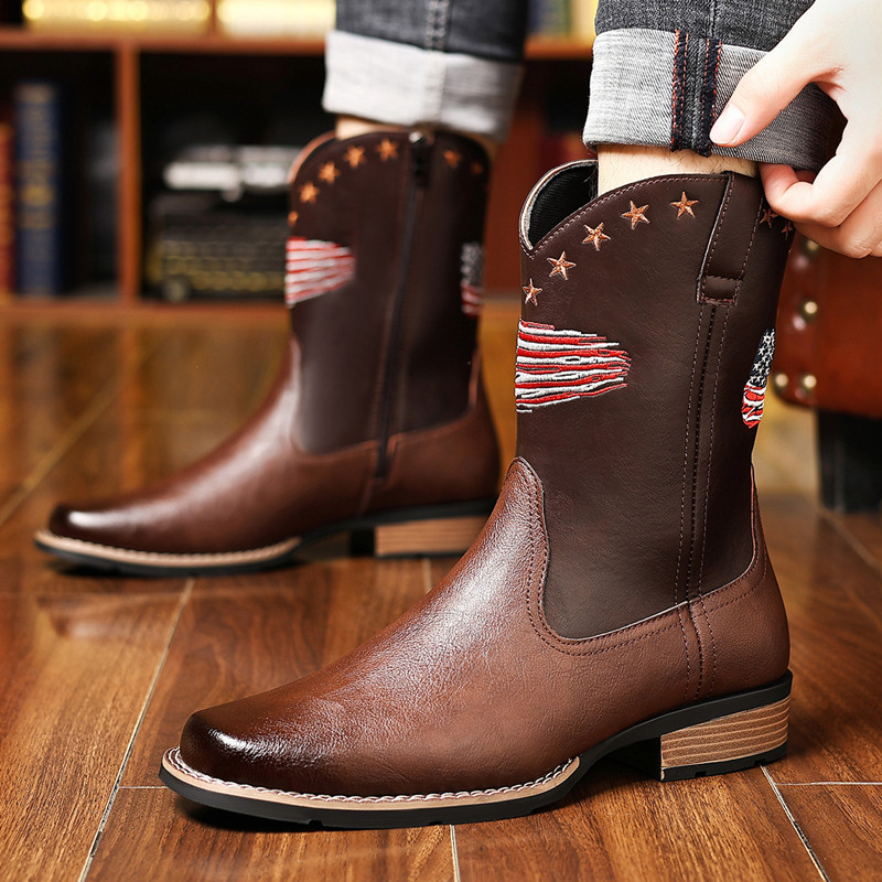 Novas Botas Masculinas de Marc - Embroidery Stitches avaliação e preço