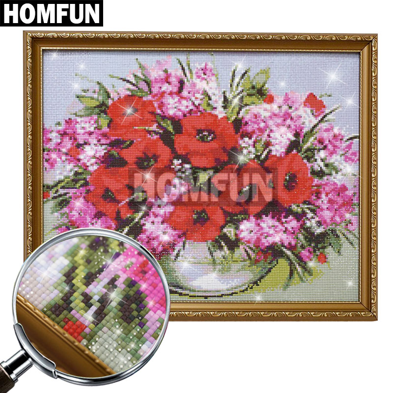 Homfun pintura diamante 