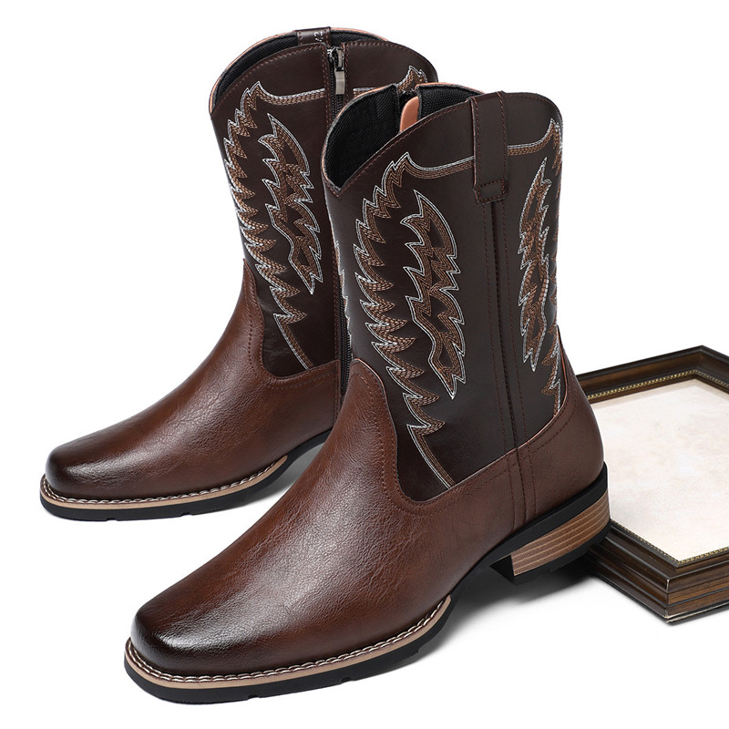 Botas Masculinas de Luxo com B - Embroidery Stitches avaliação e preço