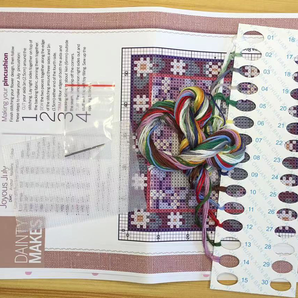 Zc184 kits de ponto cruz conju - Embroidery Tas avaliação e preço