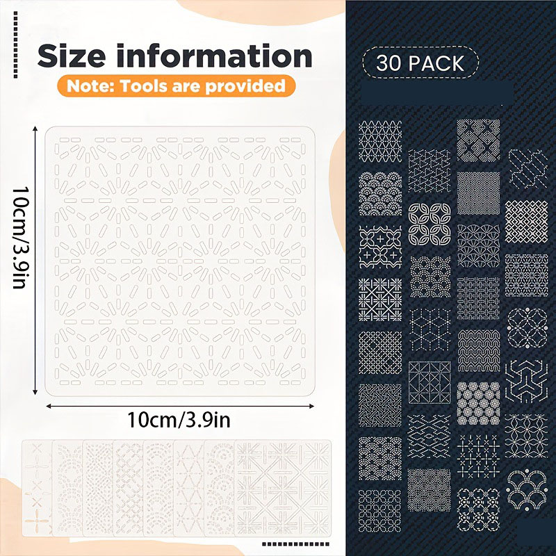 30 peças modelos de bordado di - Embroidery Pattern avaliação e preço