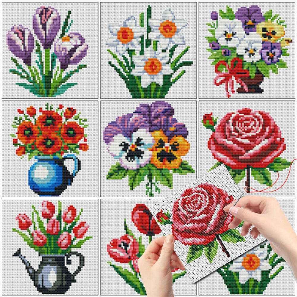 Evershine 8 peças Mini Ponto C - Embroidery Rose Stitch avaliação e preço