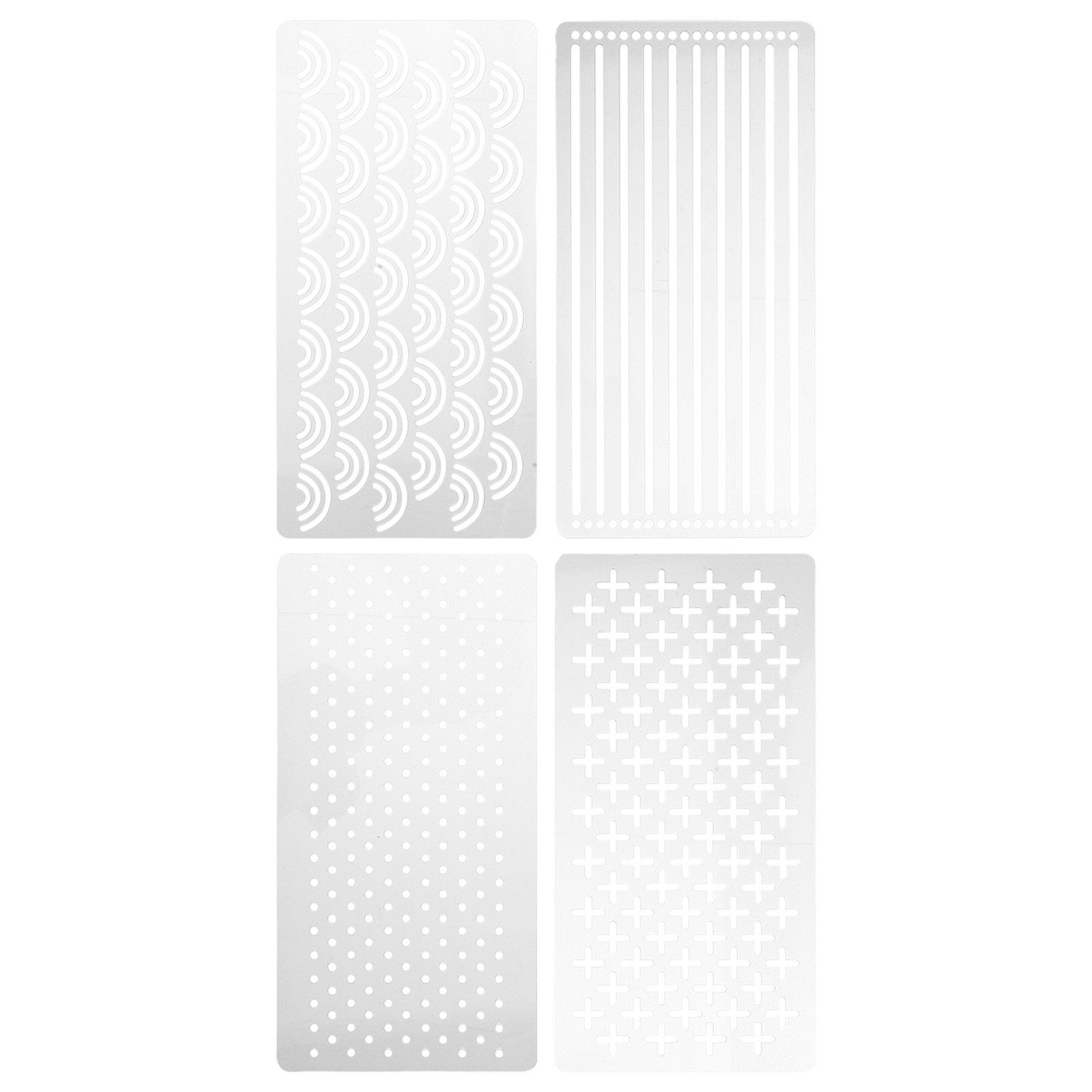 4 Peças de Moldes Transparente - Embroidery Pattern avaliação e preço