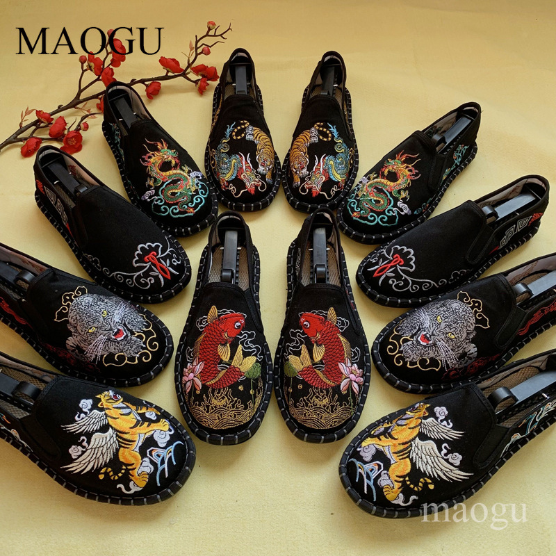Sapatos Slip-On Unissex Estilo - Embroidery Pattern avaliação e preço