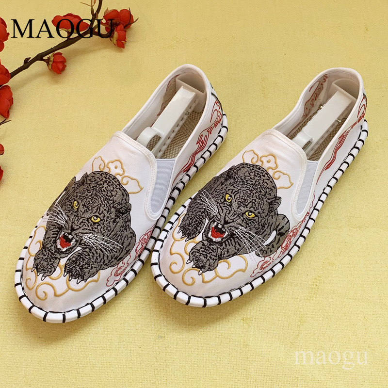 Sapatos Slip-On Unissex Estilo - Embroidery Pattern avaliação e preço