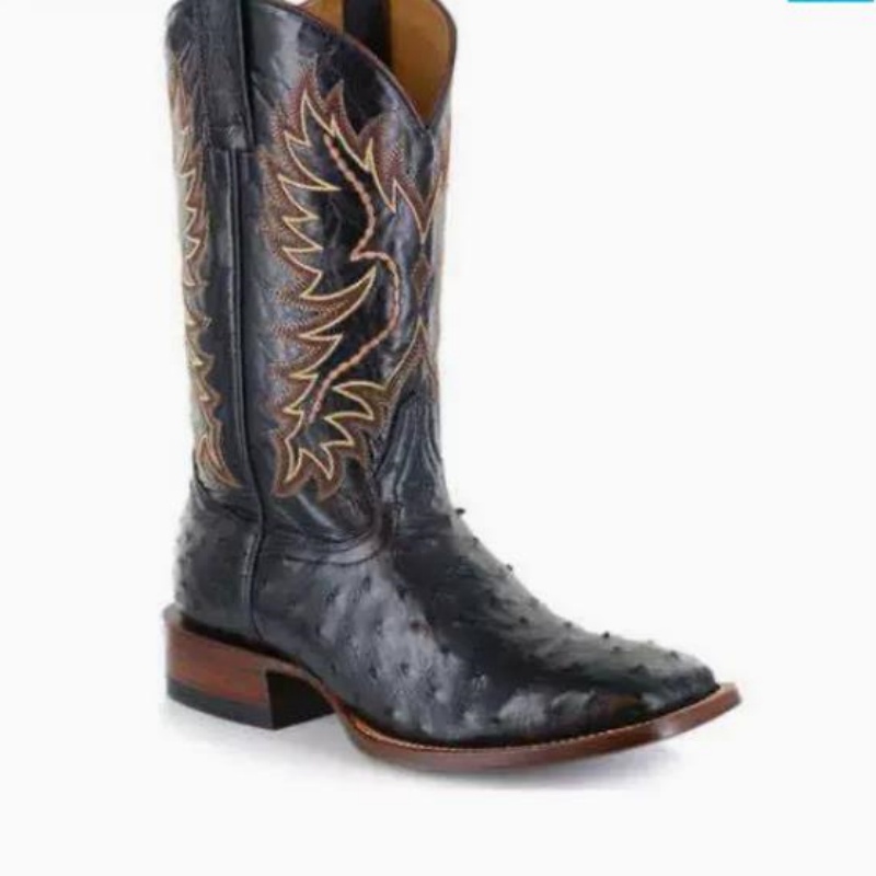 Botas Masculinas Altas com Bor - Embroidery Stitches avaliação e preço