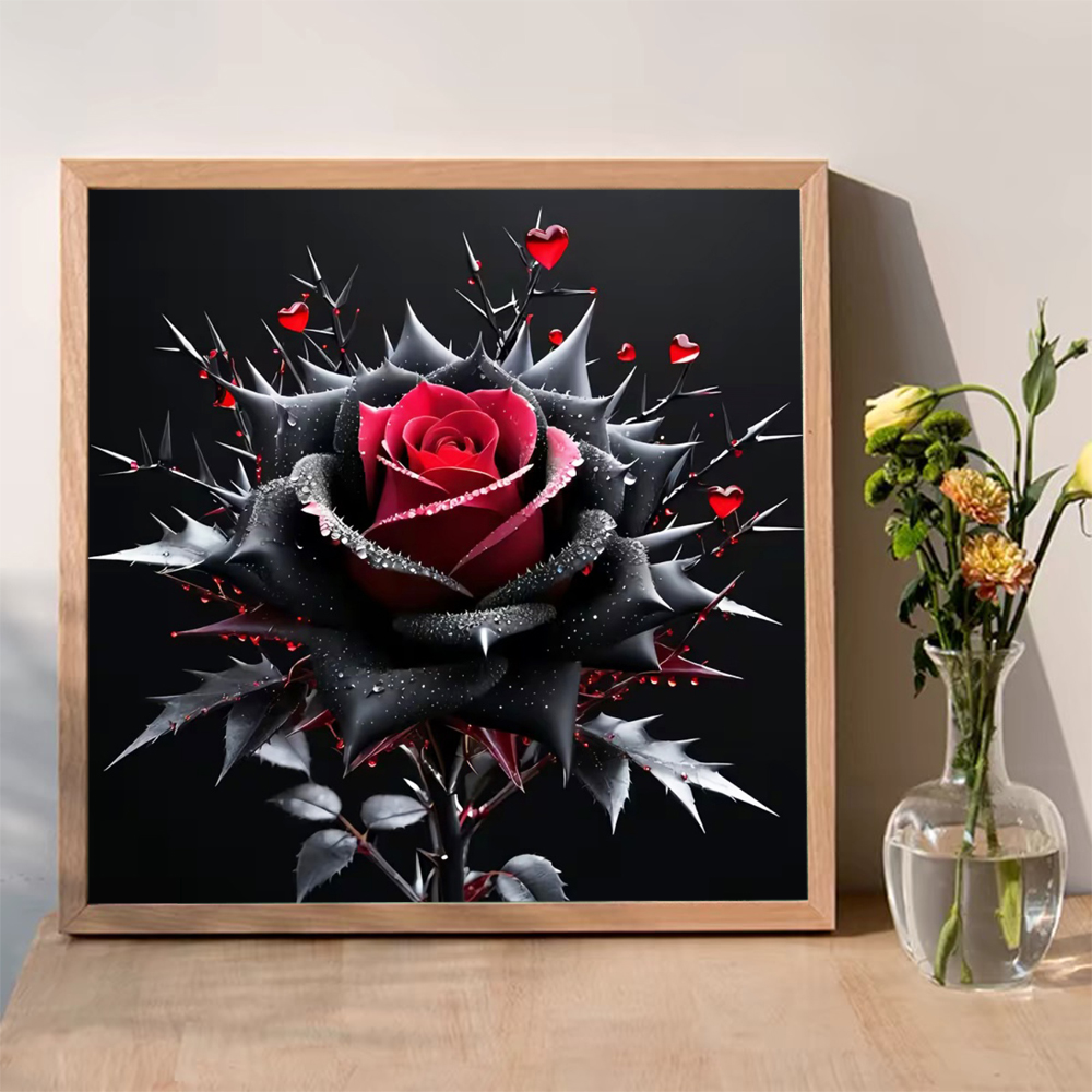 Evershine pintura diamante ros - Embroidery Rose Stitch avaliação e preço