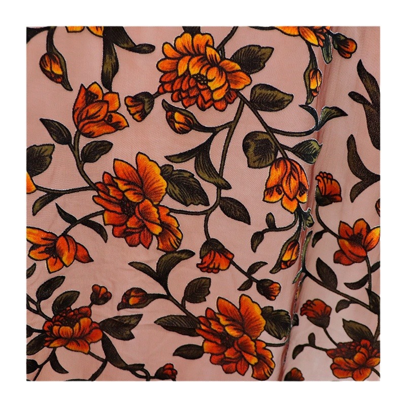 Tecido de Veludo Brocado, Velu - Velvet Fabric Embroidery avaliação e preço