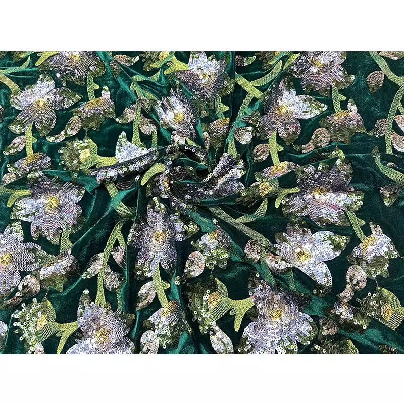 Tecido de veludo retrô artesan - Velvet Fabric Embroidery avaliação e preço